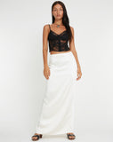 image of Yenko Crop Top in Lace Black