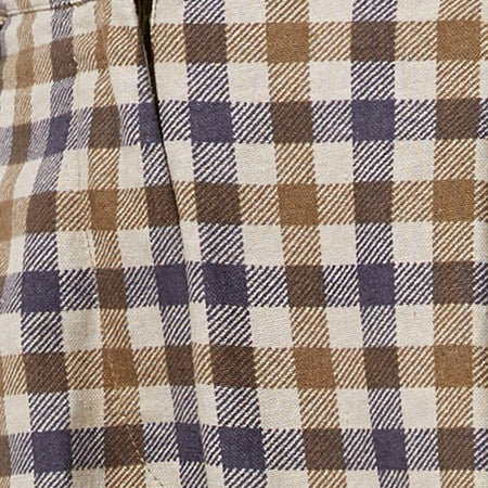 Yeva Trouser in 40's Check Tan