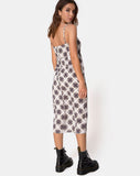 Yosha Midi Dress in Kate Check