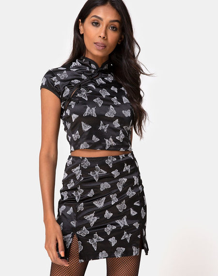 Pelmet Mini Skirt Snake