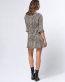 Zavnon Dress in Rar Leopard Brown