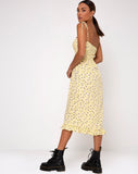 Zenith Dress in Wild Flower Lemon Drop