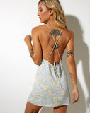 Image of Zhisen Mini Dress in Washed Out Pastel Floral