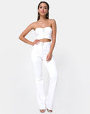 Zolia Trouser in White