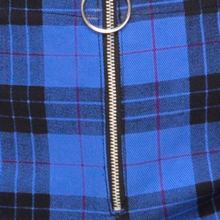 Jolim Tapered Trouser in Tartan Blue