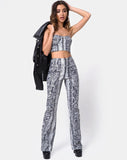 Zolia Trouser in Snake