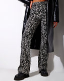 Image of Zoven Trouser in Abstract Animal