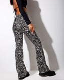 Image of Zoven Trouser in Abstract Animal