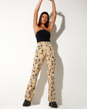 Image of Zoven Flare Trouser in Cowgirl