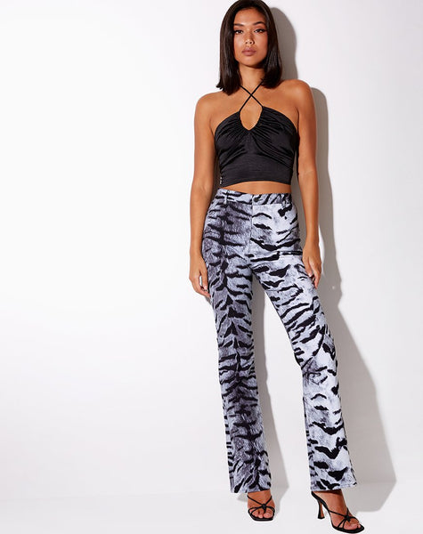 Image of Zoven Trouser in Tiger Full Silver Placement