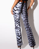 Image of Zoven Trouser in Tiger Full Silver Placement