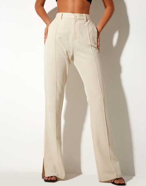 Image of Zovey Trouser in Cream