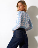 Image of Zuki Jumper in Kitty Blue