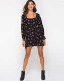 Cassa Dress in Sohey Rose Black