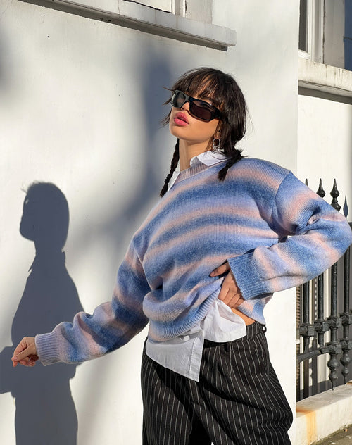 image of Ammaria Jumper in Pink and Blue