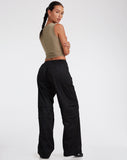 Image of Eilid Wide Leg Trouser in Drill Black