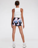 image of Ima Mini Skirt in Abstract Purple