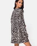 Lotsun Dress in Oversize Jaguar