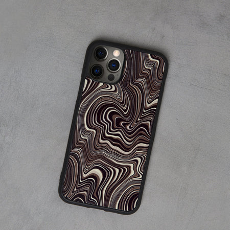 Iphone Case in 70's Ripple Brown