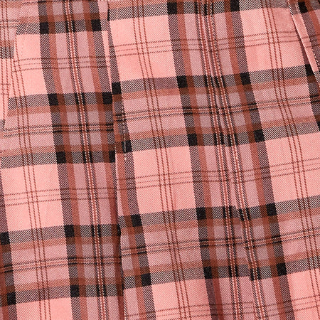 Carga Mini Skirt in Pink and Brown Check