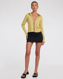 image of Ruix Top in Jersey Plise Mustard