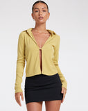 image of Ruix Top in Jersey Plise Mustard