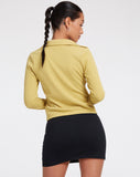 image of Ruix Top in Jersey Plise Mustard