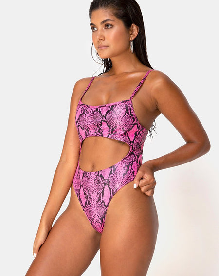 Arines Swimsuit in Tie Dye Pastel