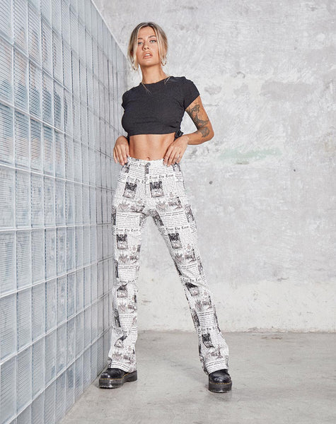 Image of Zoven Flare Trouser in Tarot