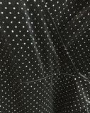 Willow Bodycon Dress in Black and White Dot