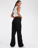 image of Yara Wide Leg Trouser in Black