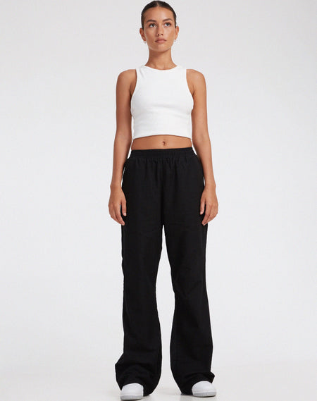 Hondra Wide Leg Trouser in Black